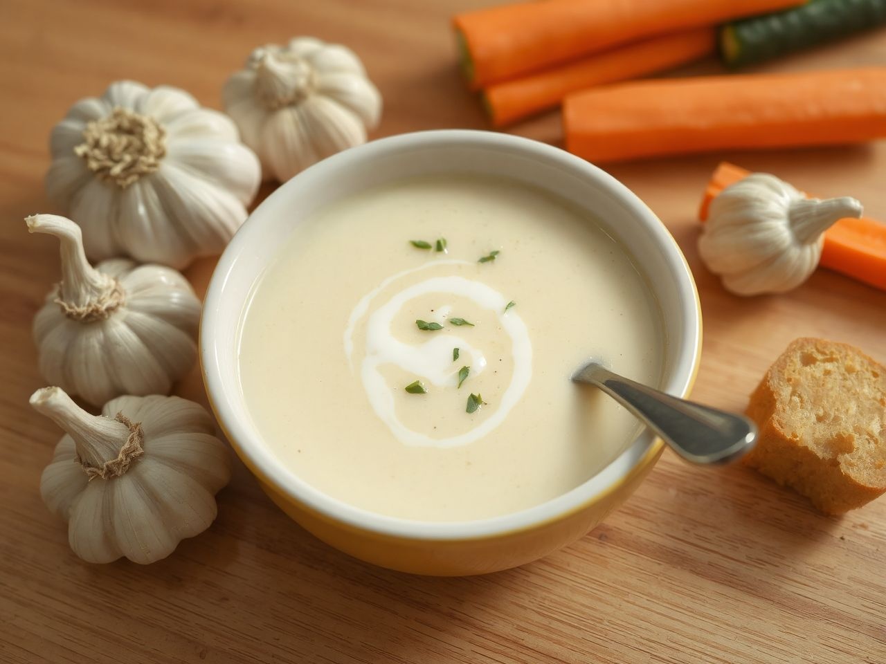 Gyerekek is imádni fogják a krémes fokhagymalevest!