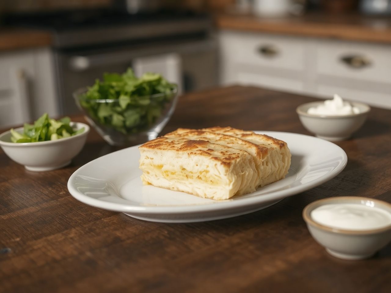 A rakott krumpli tejföllel és friss petrezselyemmel a legfinomabb.