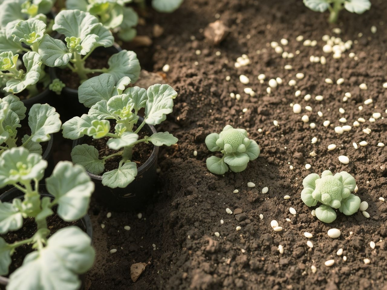 A palántanevelés gyorsabb brokkoliéréshez vezet, mint a direkt vetés.
