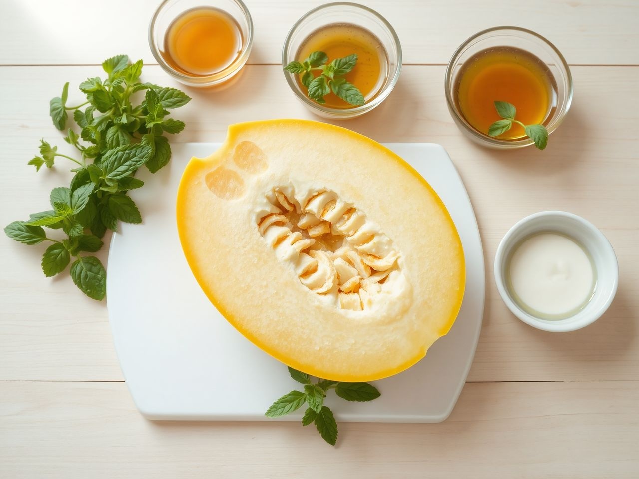 Frissítő sárgadinnye smoothie-k gyors energiát és hidratálást nyújtanak.