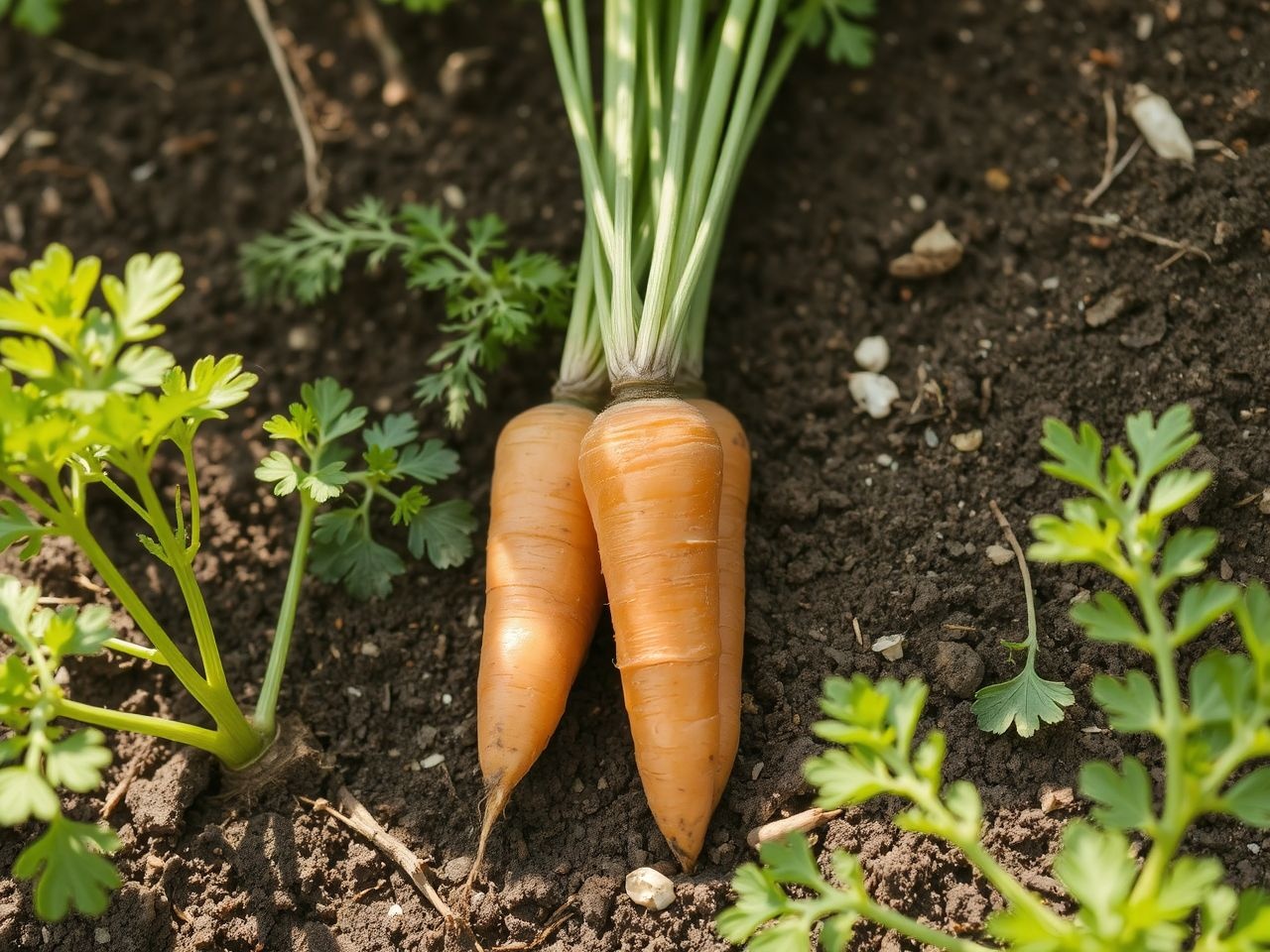 A rendszeres öntözés és rotáció védi egész évben a sárgarépát.
