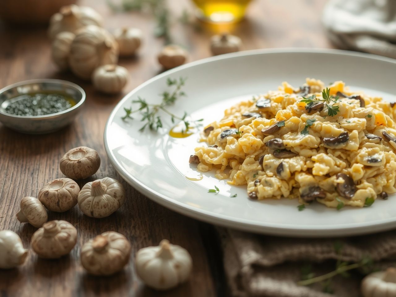 A gombás rántotta fenntartható, mert helyi alapanyagokat használ.