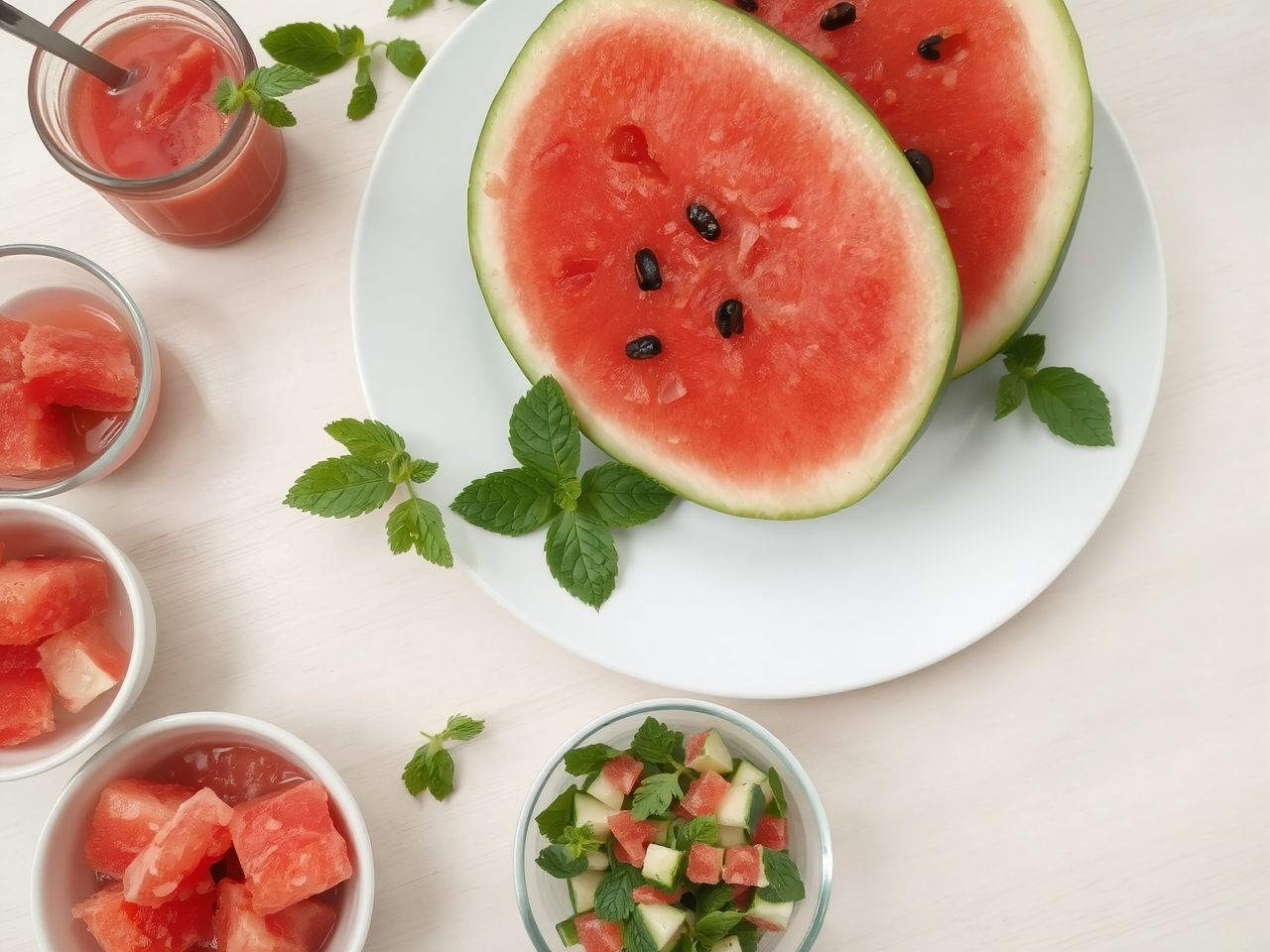 A görögdinnye frissítő saláták és grillezett fogások alapanyaga.