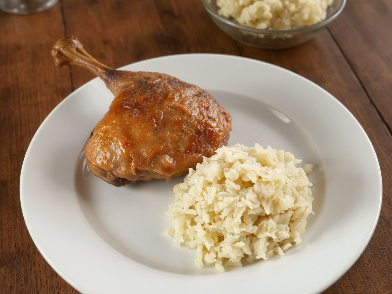 A kacsa gazdag íze tökéletesen kiegészíti a savanyú káposztát.