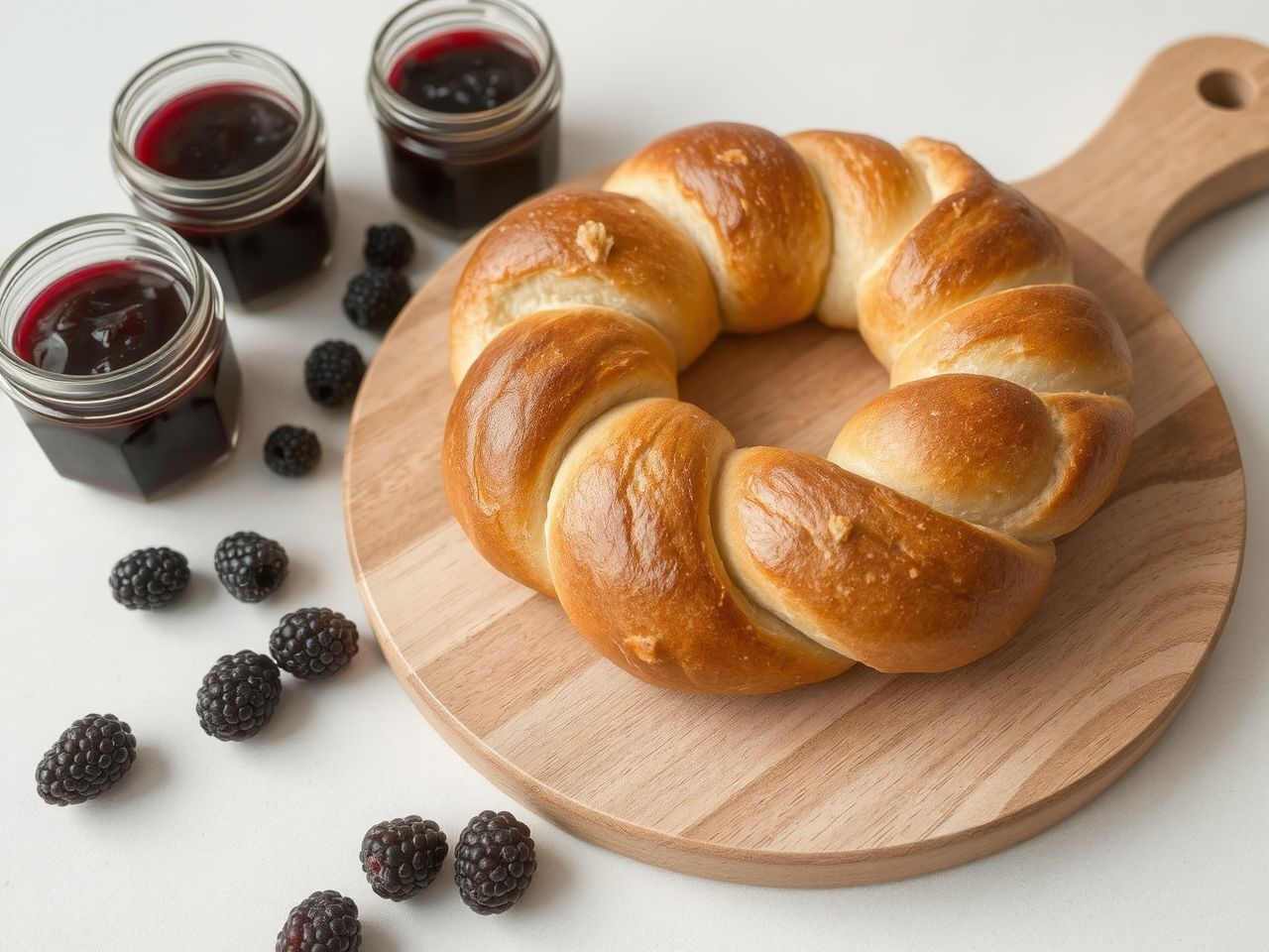 A koszorú forma az ünnepi összetartozást szimbolizálja.