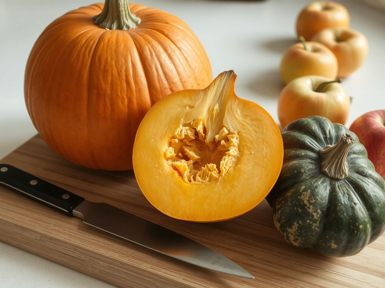 A friss, érett sütőtökből lesz igazán szaftos muffin.