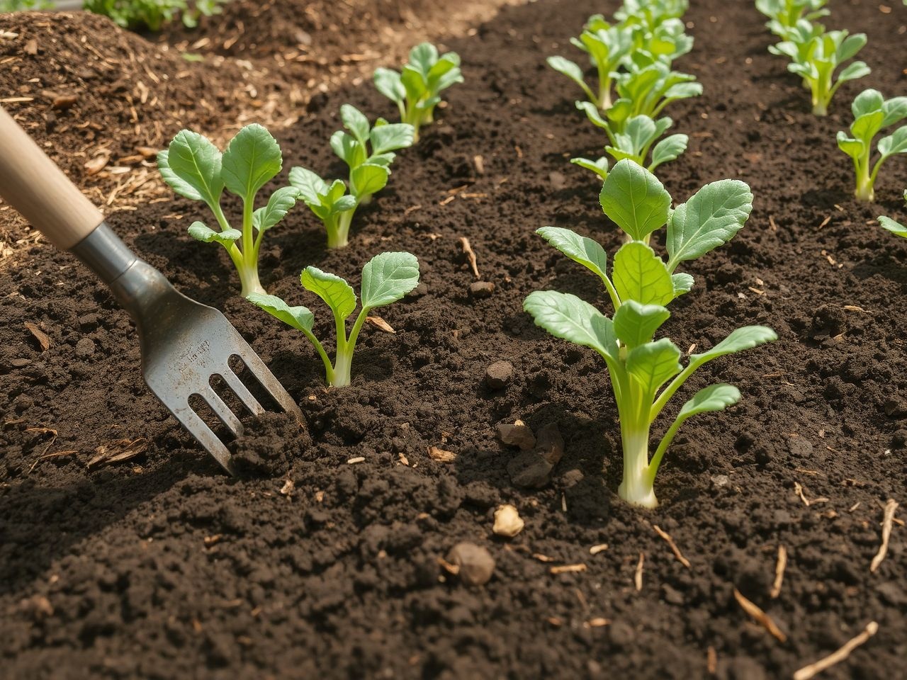 A talaj előkészítése biztosítja a zeller egészséges fejlődését.