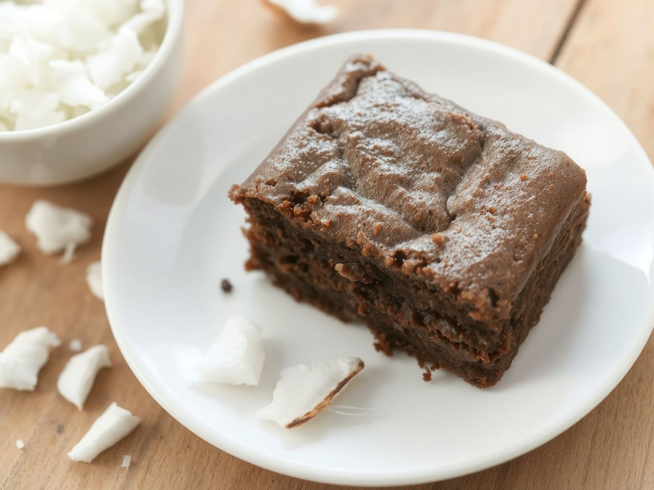 A kókuszkrém teszi a brownie-t extra szaftossá és pikánssá.