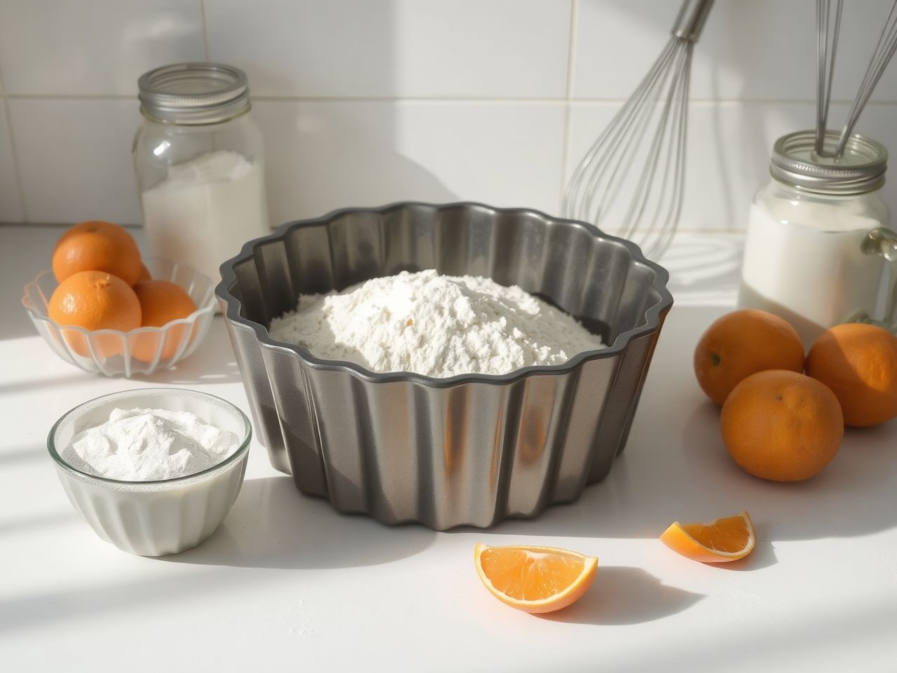 A tökéletes kuglófforma biztosítja az egyenletes sütést és formát.