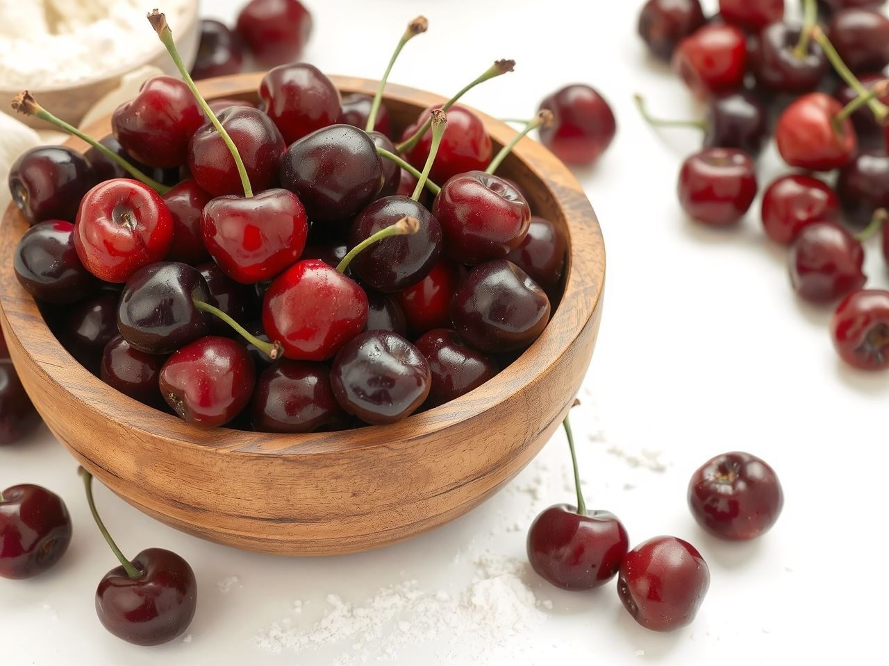 A friss meggy íze döntően befolyásolja a muffin szaftosságát.