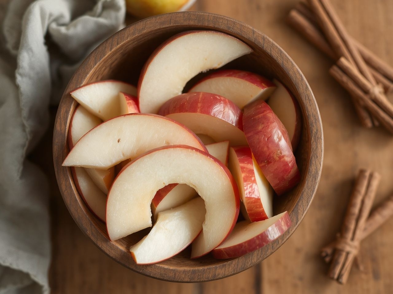 Az almás-körtés töltelék édes-savanykás ízharmóniát teremt.