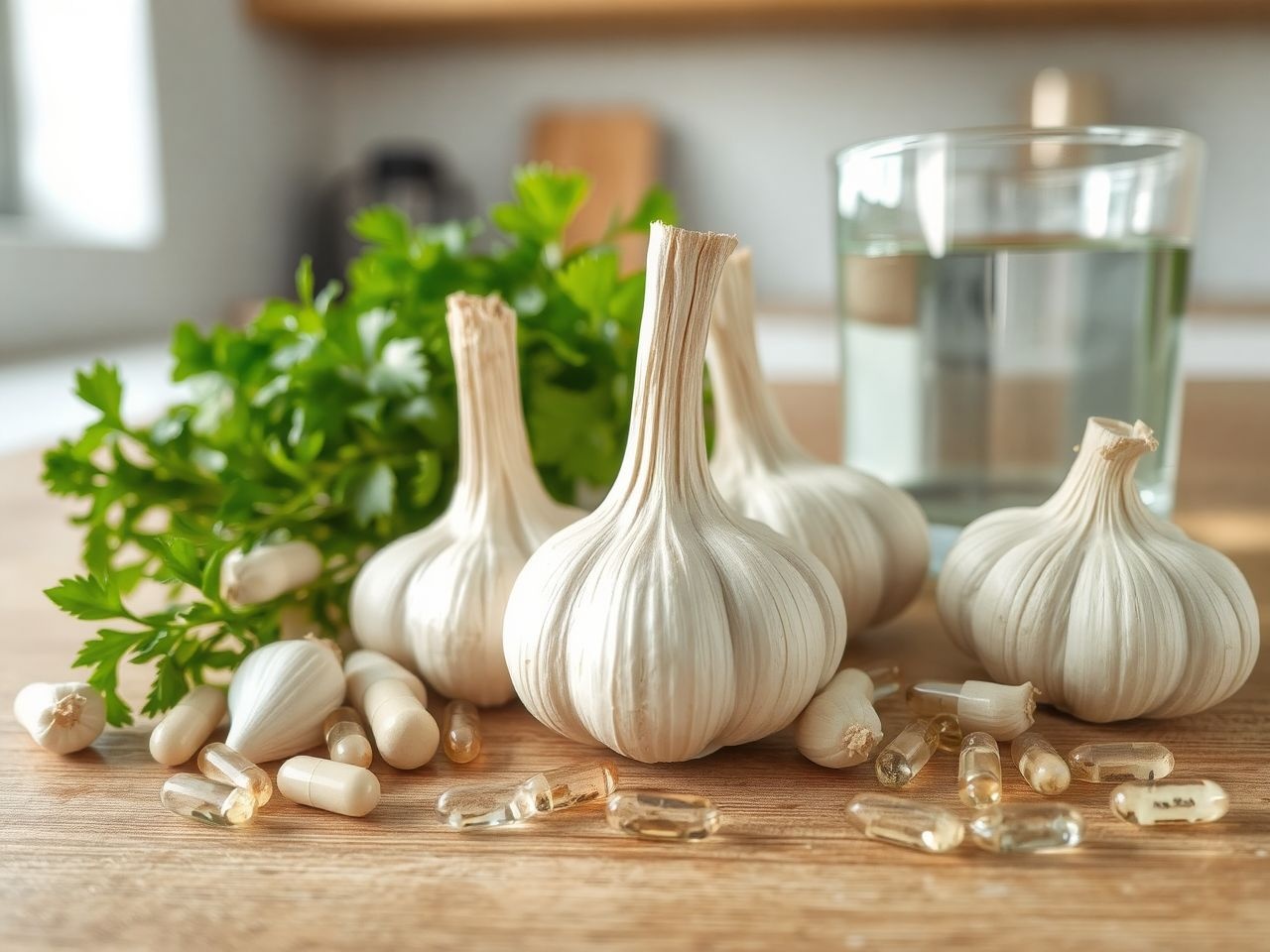 Az Allisat fokhagyma és egészséges életmód vérnyomást optimalizál.