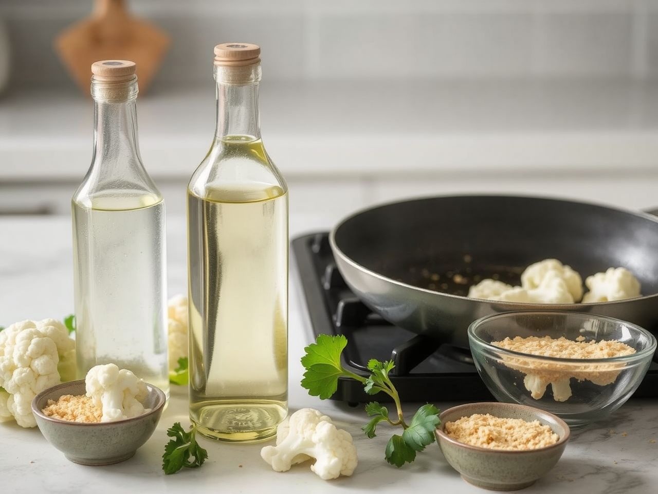 Az olaj hőfoka befolyásolja a rántott karfiol ropogósságát.