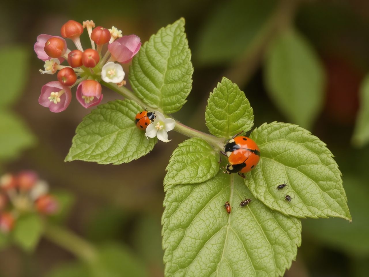 A rózsafa ellenáll a levéltetvek támadásának természetes védelemmel.
