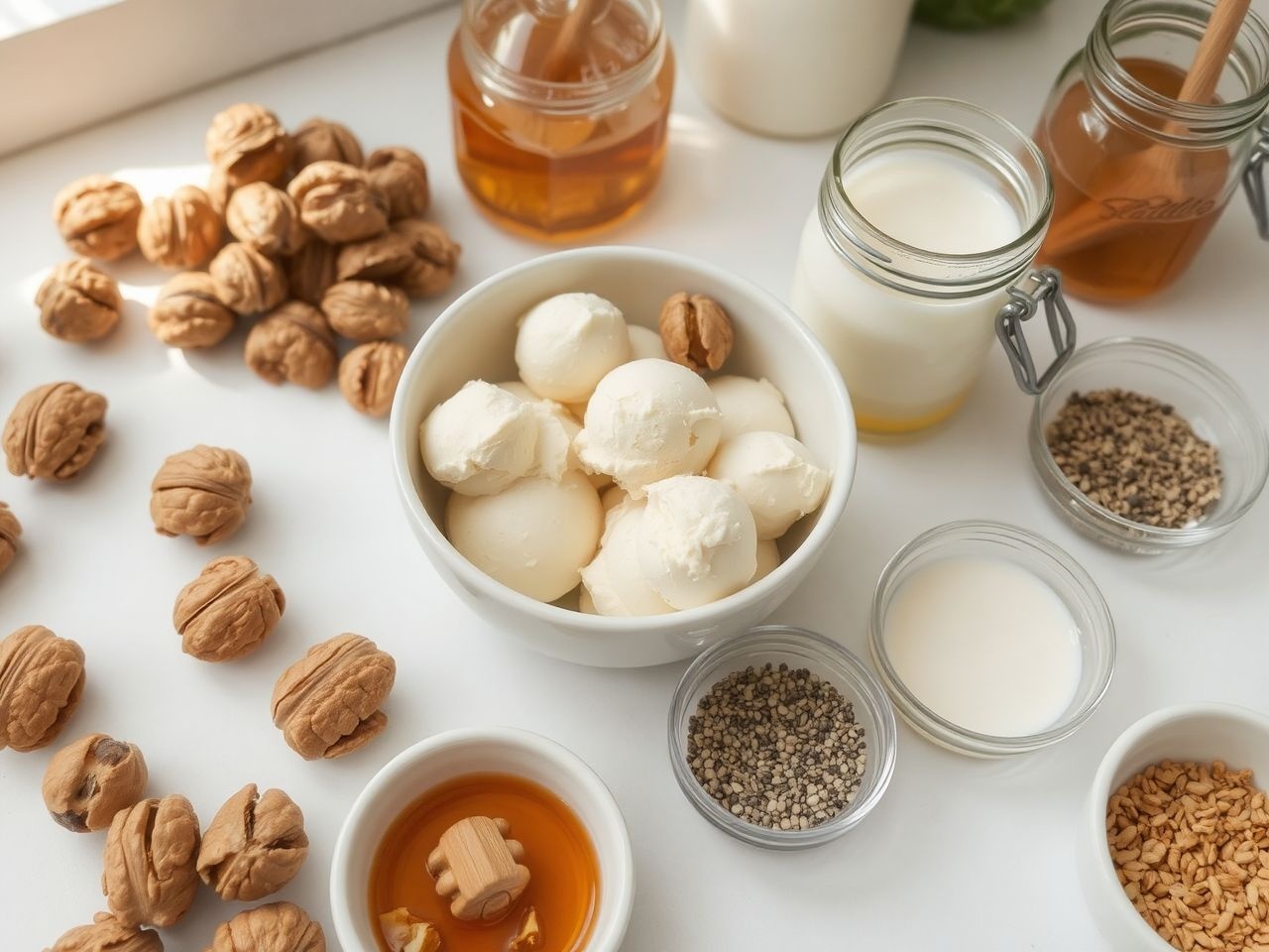 A dió gazdag Omega-3 zsírsavakban, ideális egészséges diétákhoz.