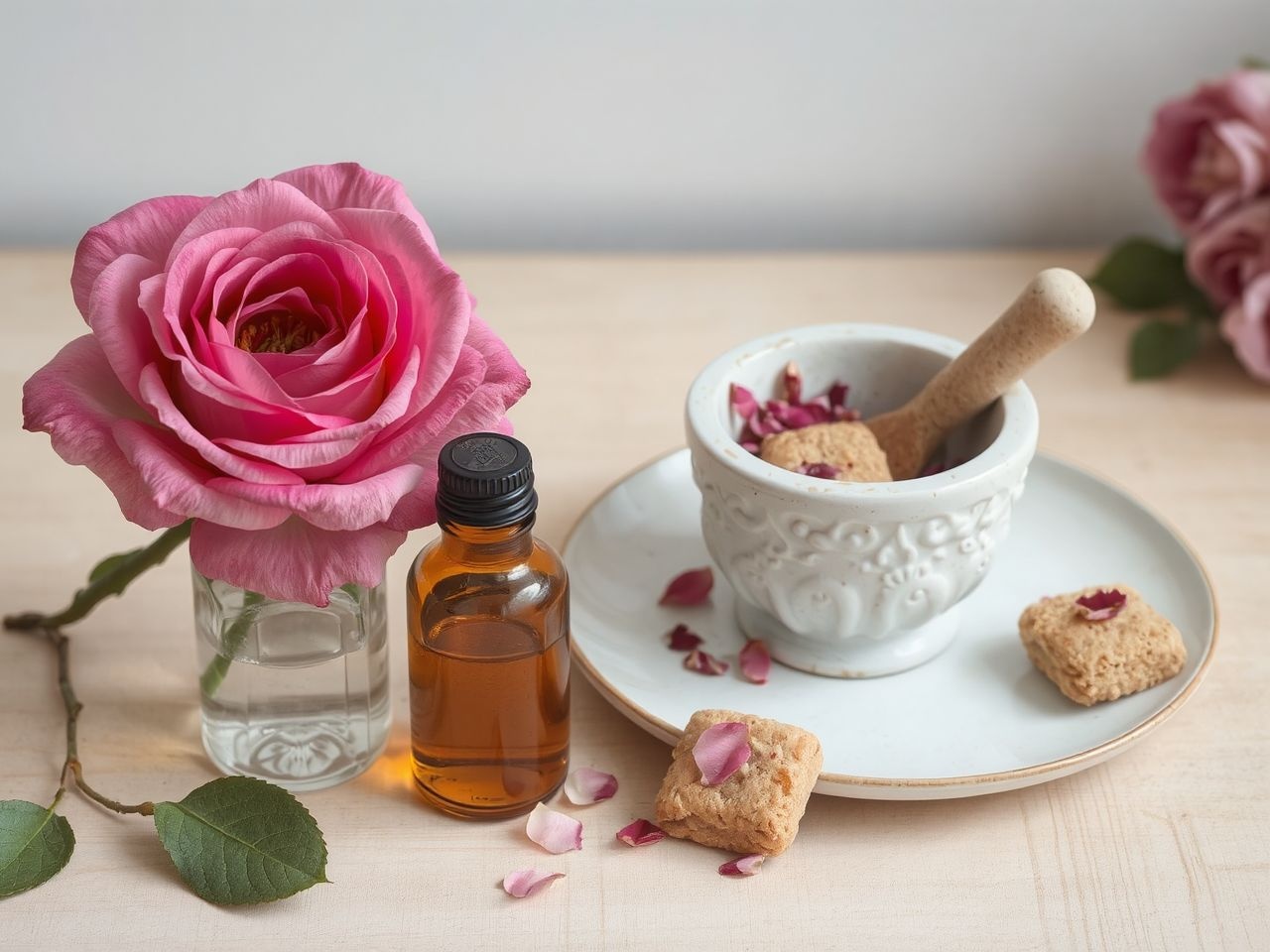 A gallica rózsa olaja különlegesen értékes a parfümiparban.