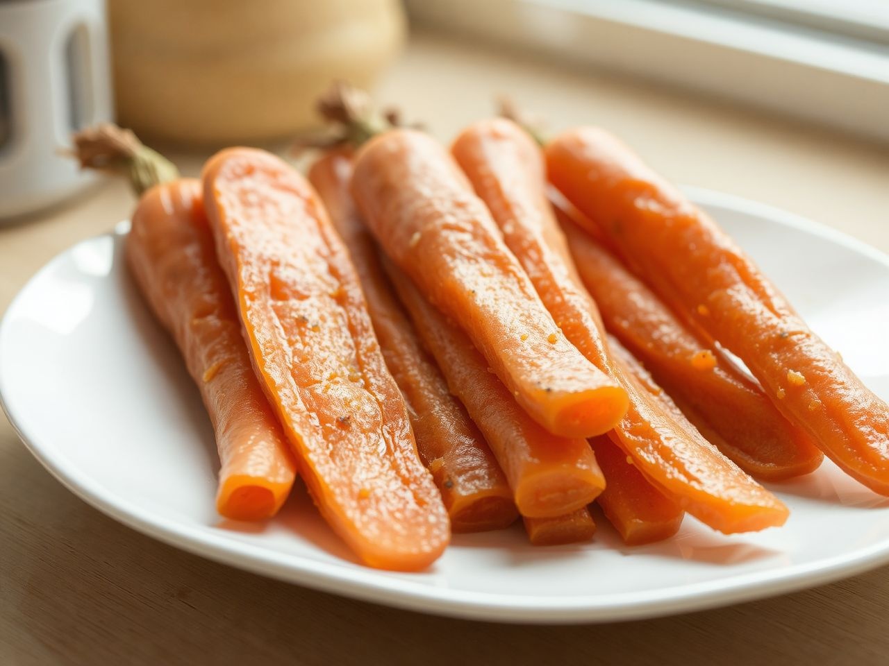 A főtt sárgarépa természetes édessége fokozódik a lágy textúrával.