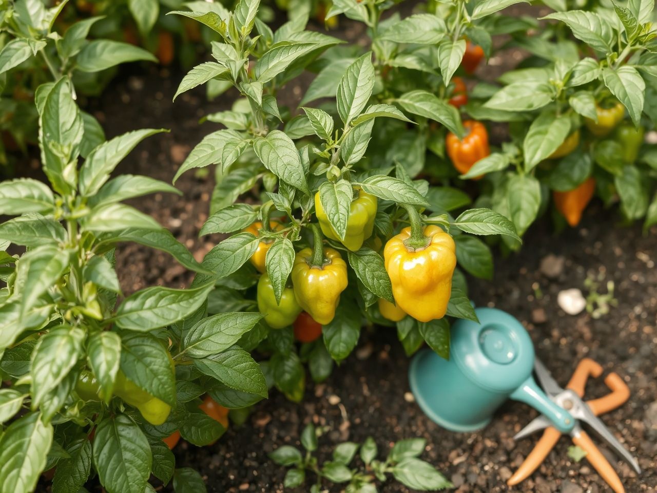 A rendszeres öntözés és tápanyagpótlás garantálja a bőséges termést.