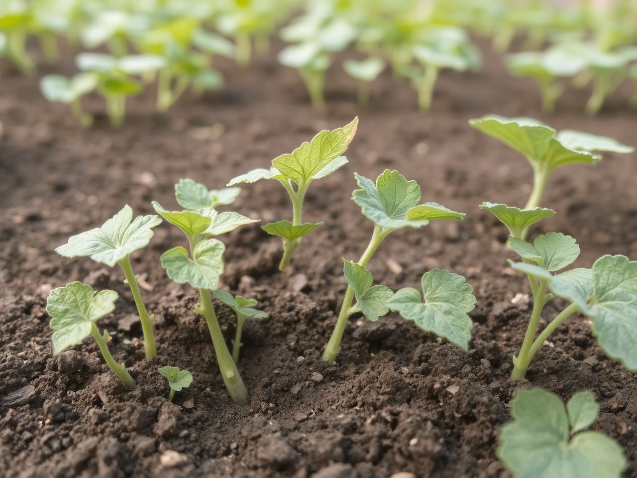 Az uborkapalánta hideg talajba ültetése gyökérrothadást okozhat.