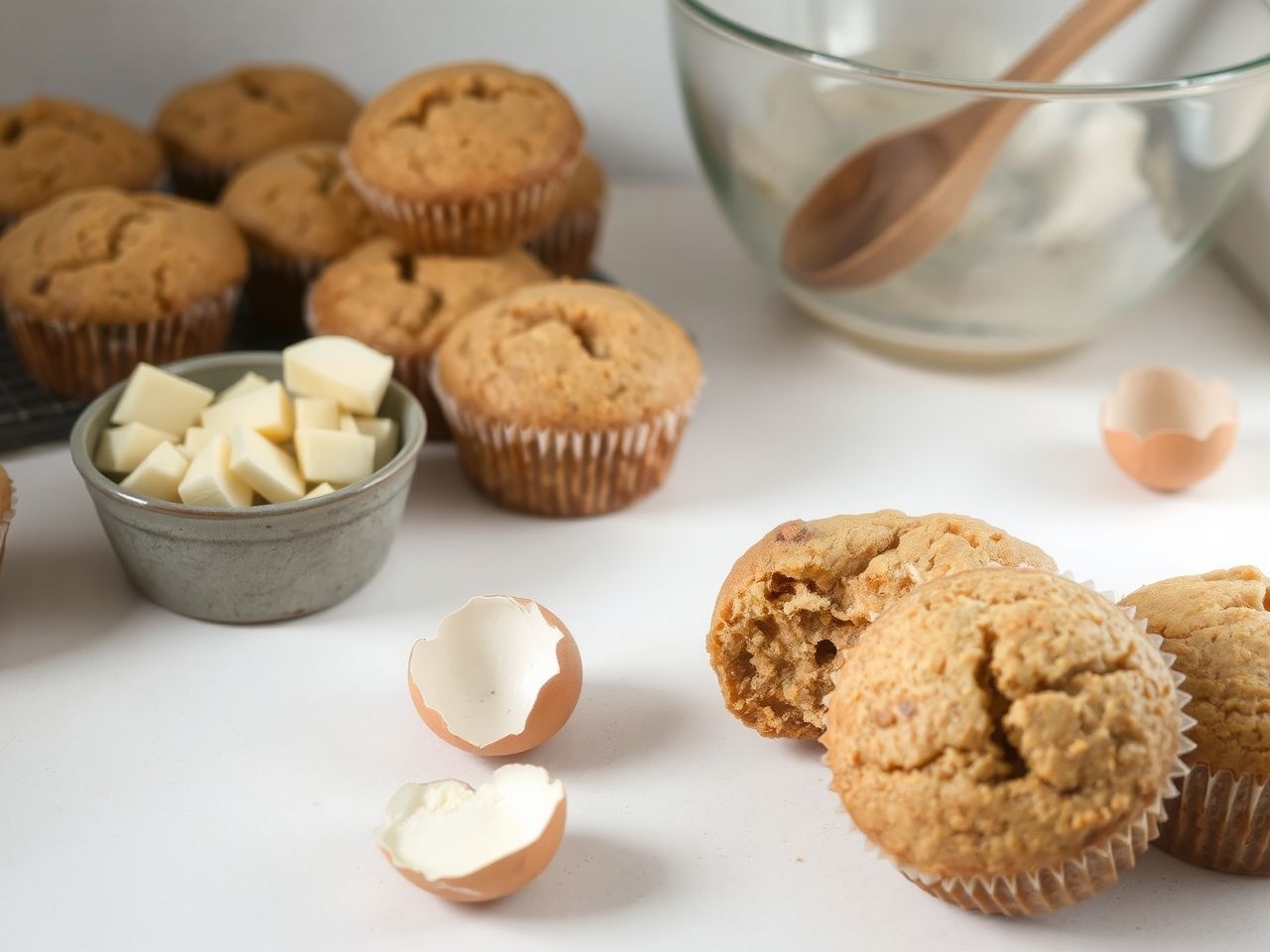 Kerüld a túlkeverést, hogy puha almás muffinod legyen!