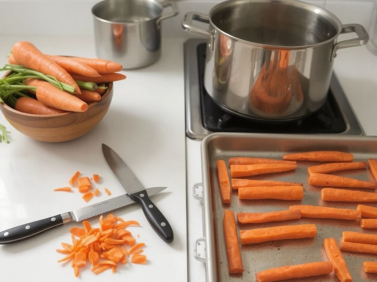 A túl hosszú főzés elveszíti a sárgarépa édes ízét.
