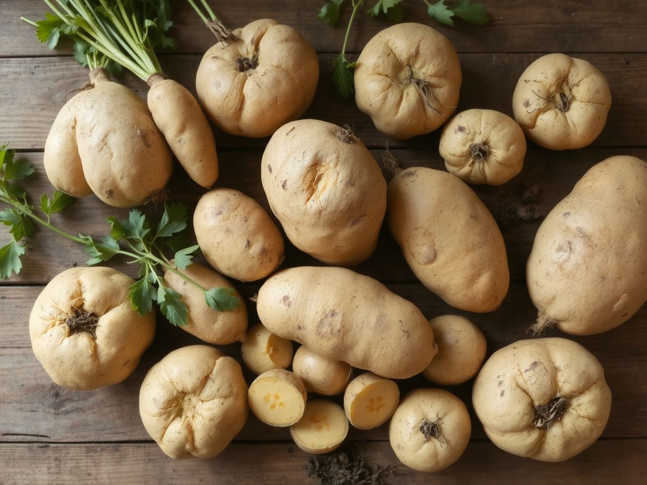 A Bernina kivételes salátaburgonya a sárga húsú fajták között.