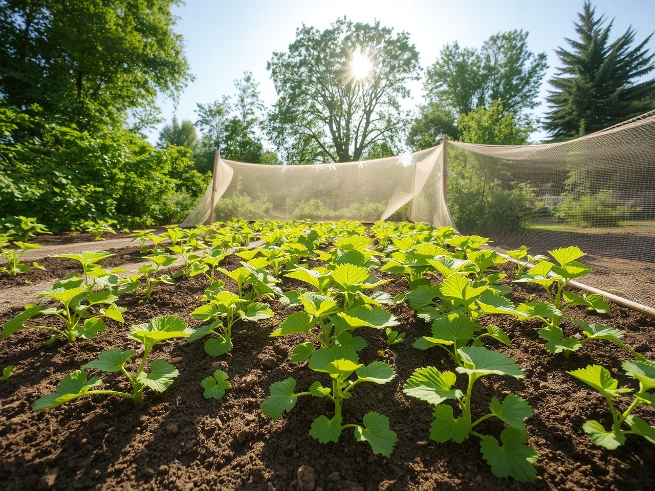 Az uborkapalánta napos, szélvédett helyen fejlődik legjobban.