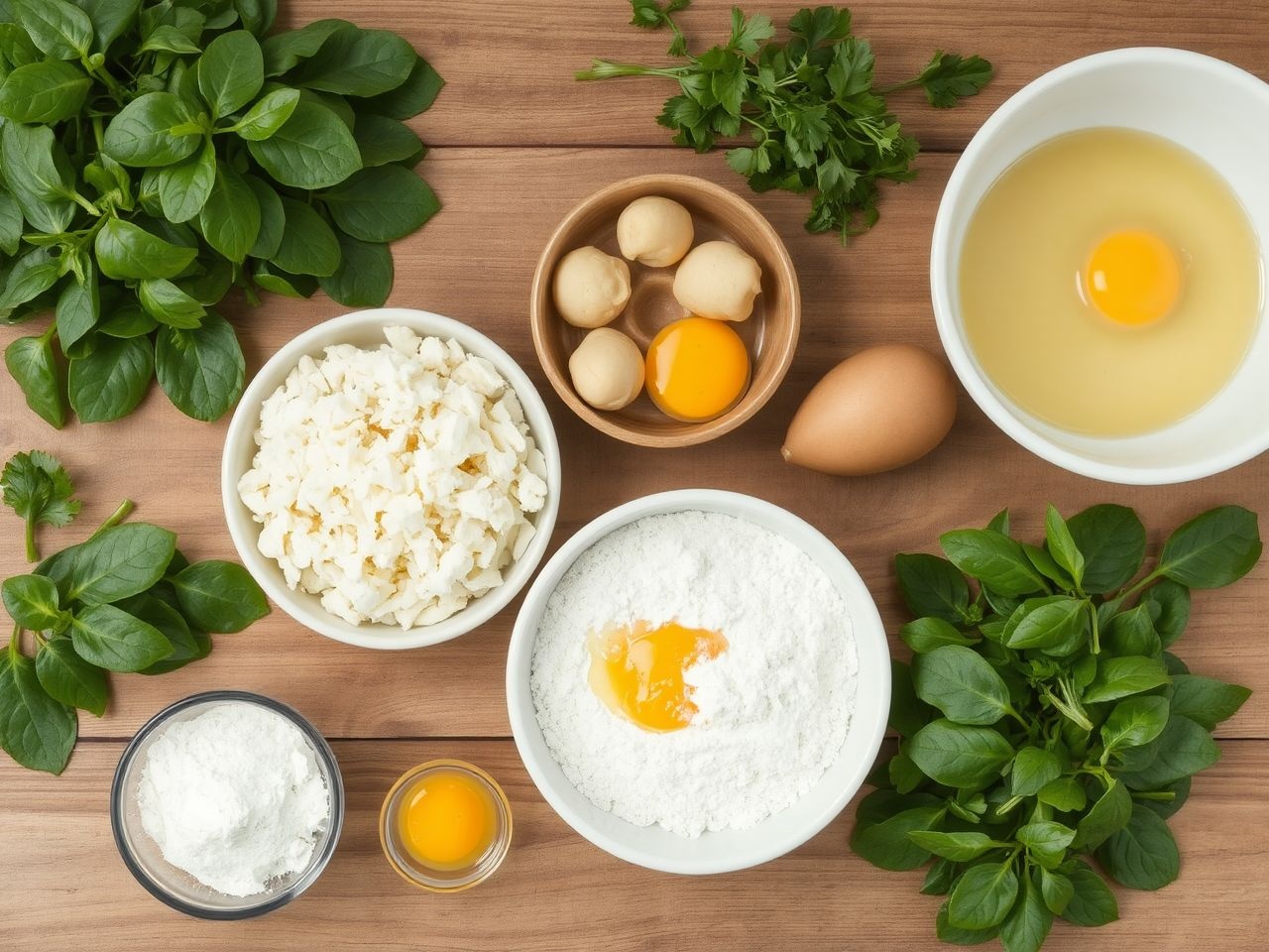 Friss spenót használata garantálja a tócsni zamatos ízét.