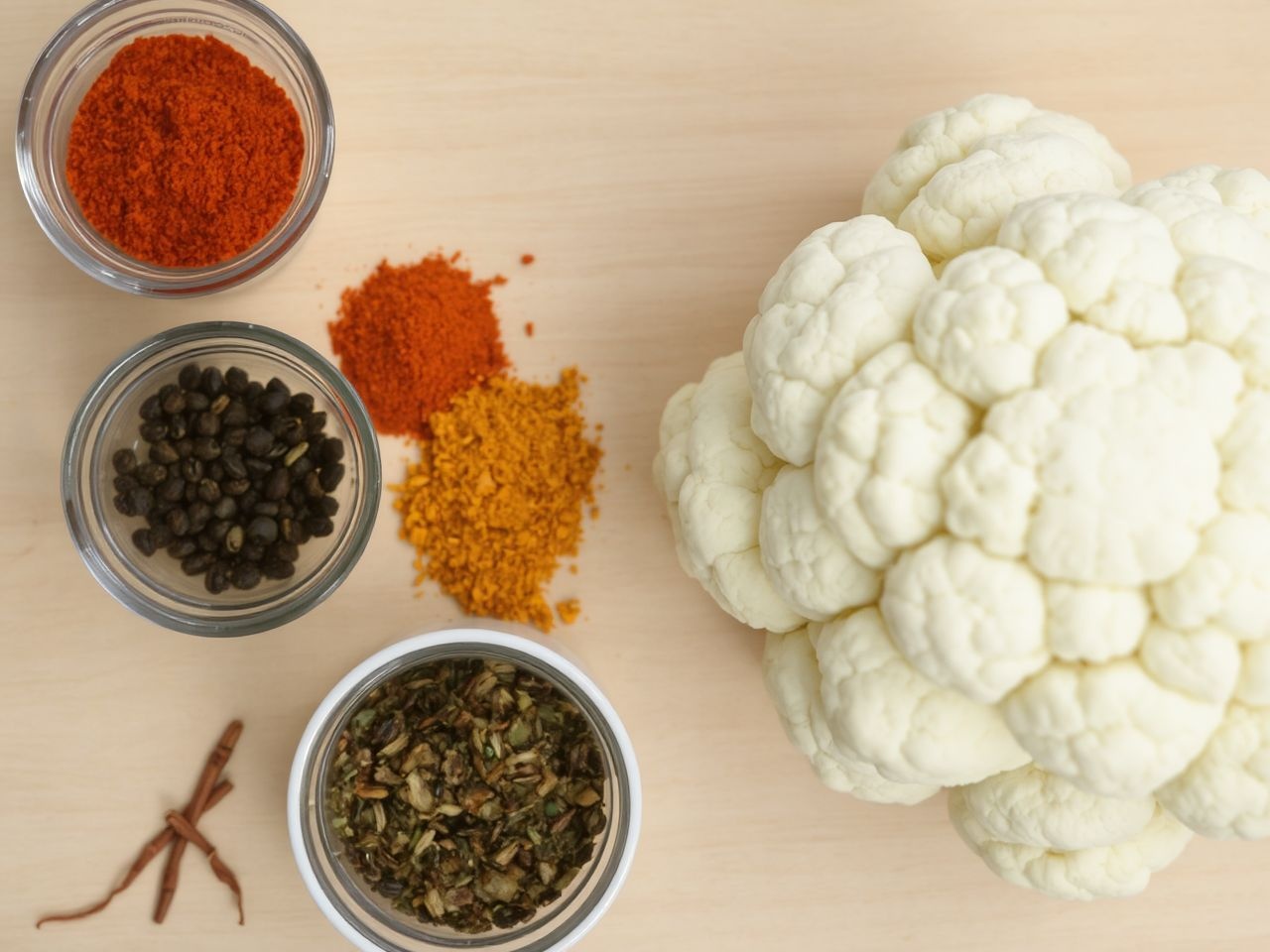 Curry és szerecsendió csodásan feldobja a párolt karfiolt.