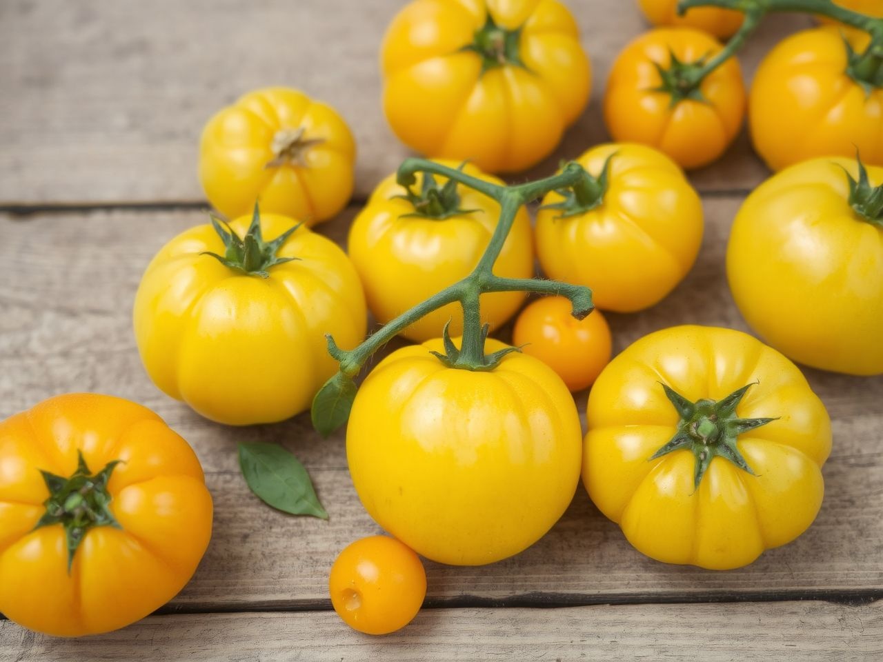 A sárga paradicsom enyhébb, édesebb ízzel gazdagítja salátákat.