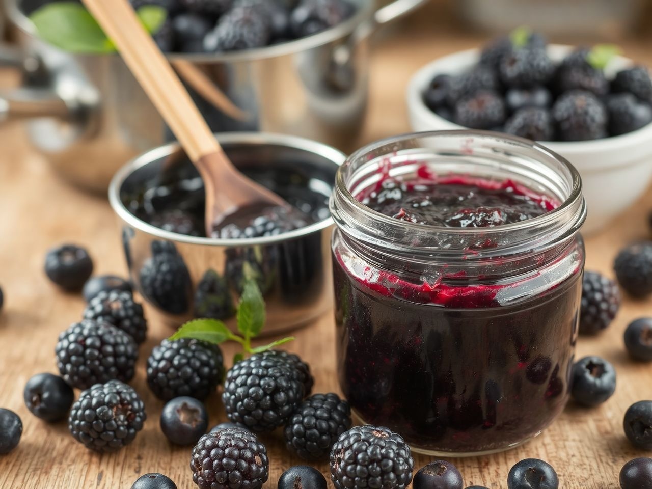 A dzsem felfőzésekor gyakori keverés megőrzi a darabos állagot.