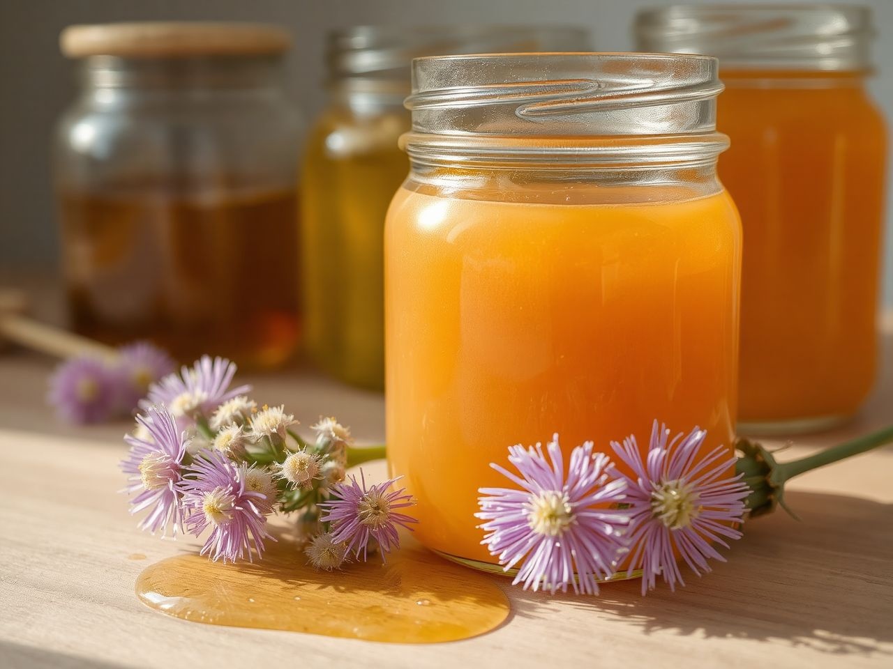 A máriatövis méz gazdag flavonoidokban, májvédő hatású.