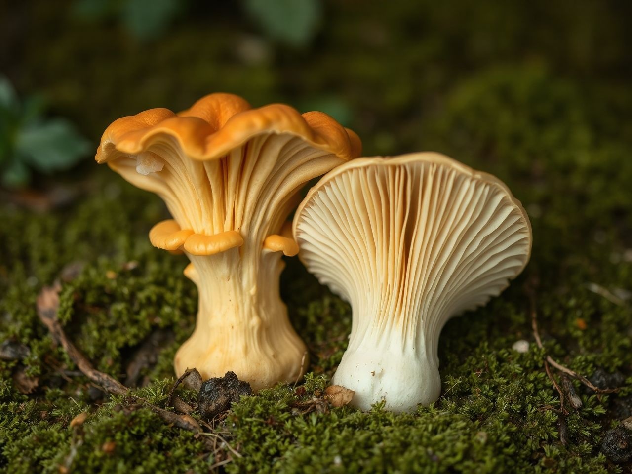 Az álrókagomba erősen mérgező, míg a rókagomba ehető.