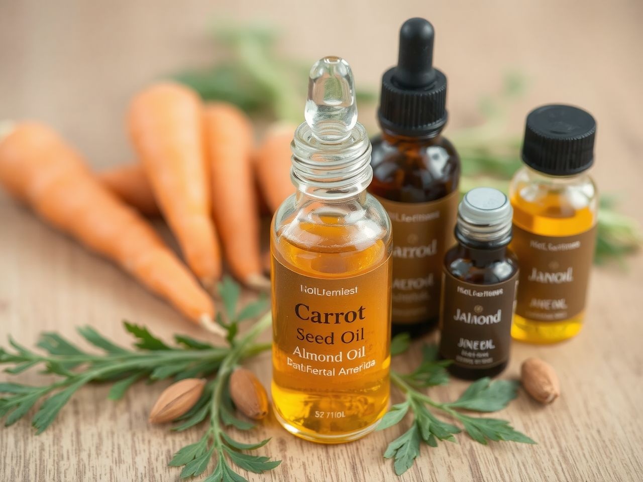 A sárgarépaolaj természetes olajokkal kombinálva fokozza a bőrápolást.