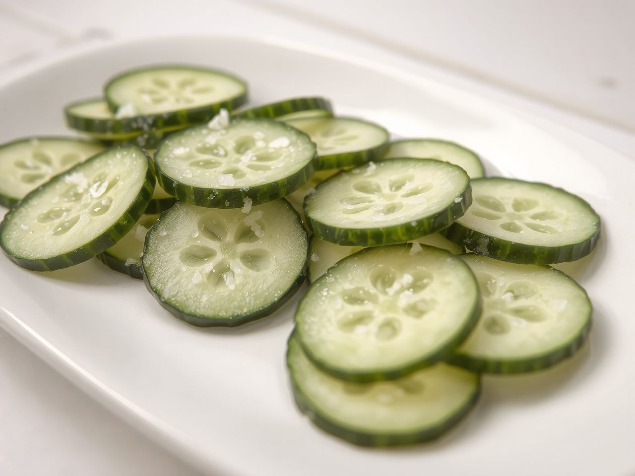 A sózás segít az uborka víztartalmát csökkenteni és ropogós marad.