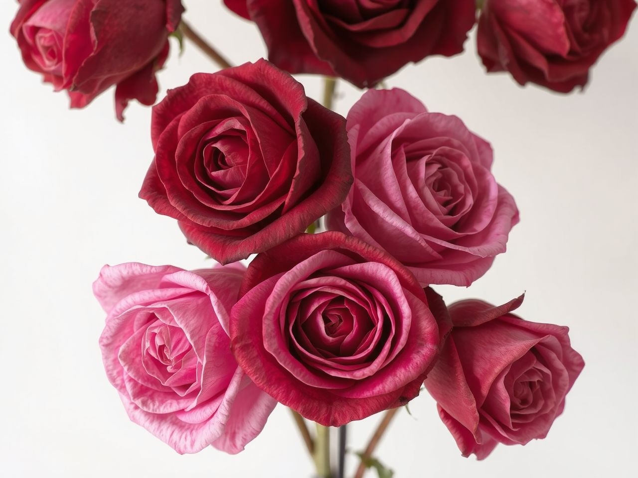 A Gallica rózsák színárnyalatai a múlt festőpalettáját idézik.