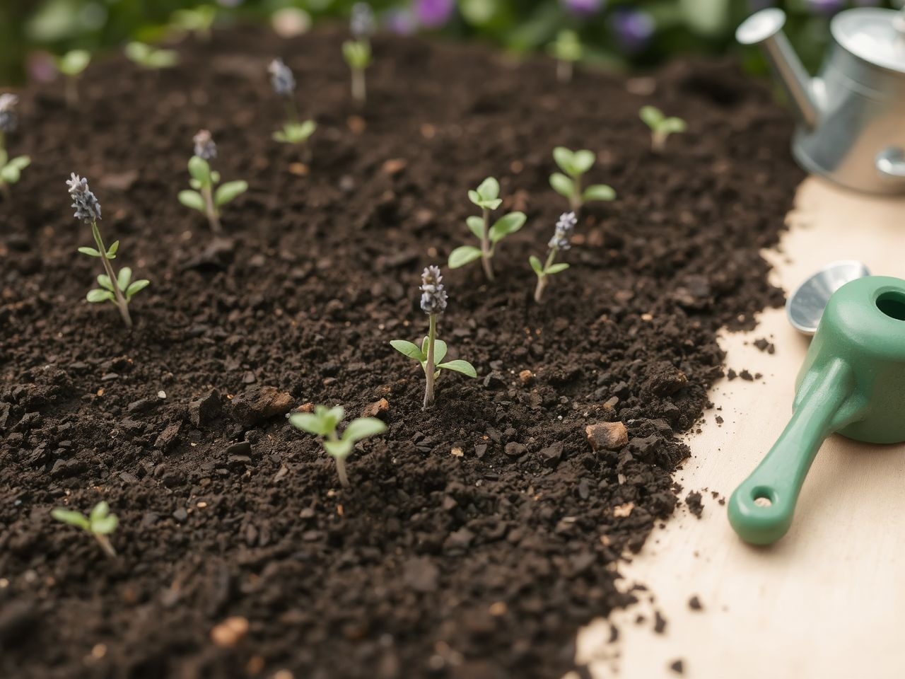 A jó talaj és megfelelő ültetés garantálja a levendulafa életerejét.