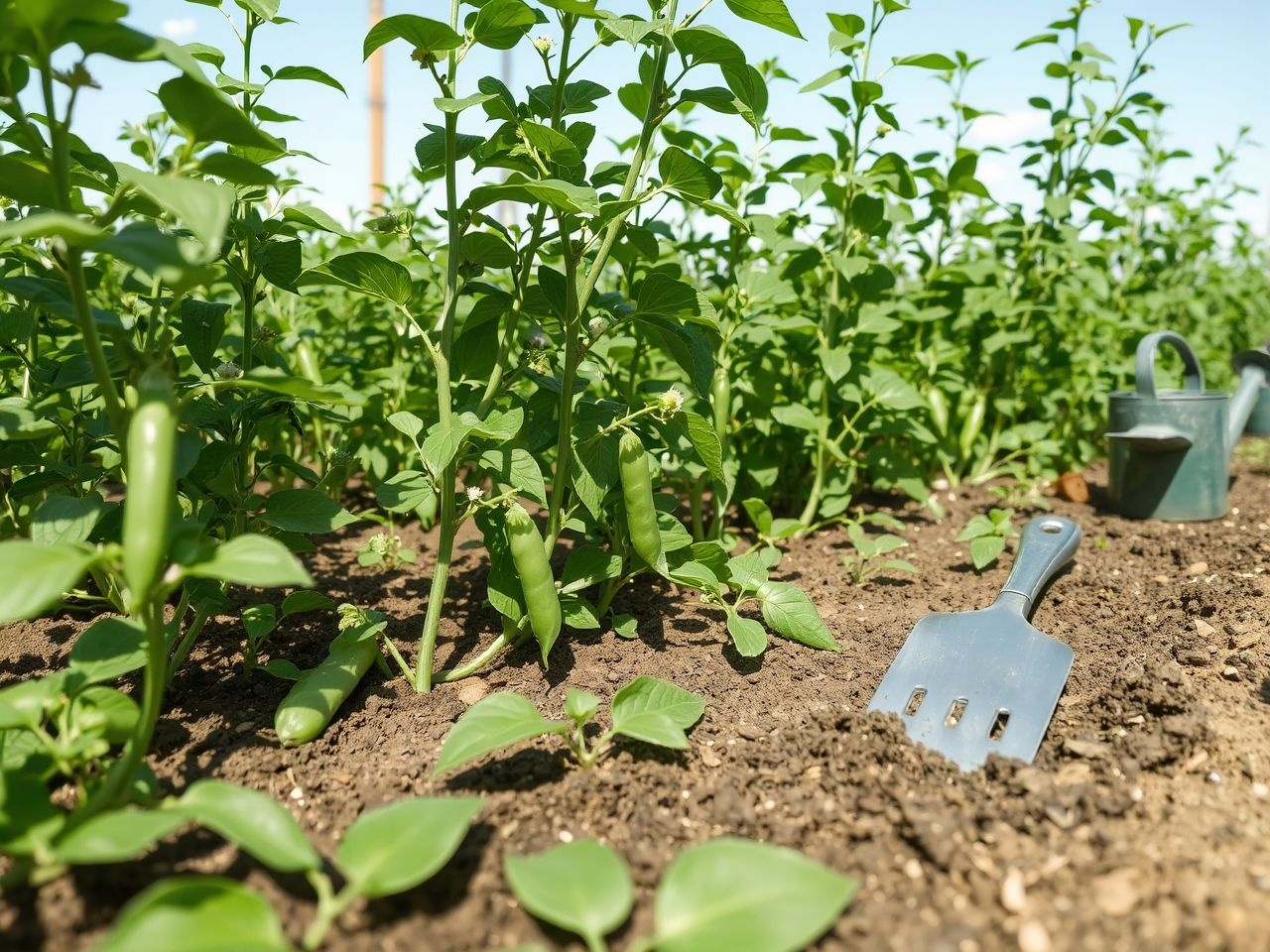 A zöldborsót jó vízelvezetésű, tápanyagban gazdag talajba ültessük.