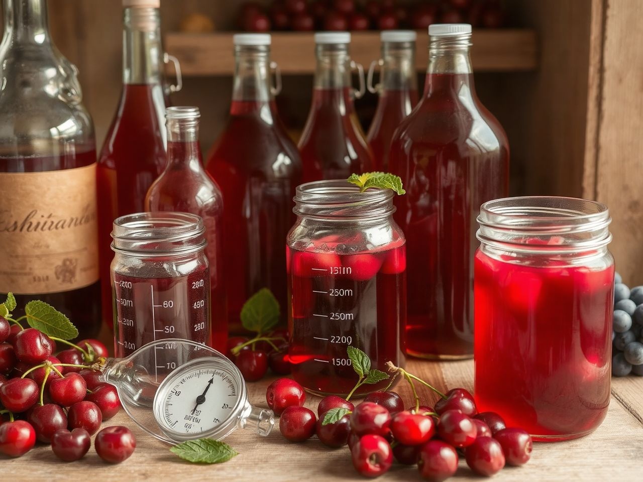 A meggyborhoz fűszerek és különböző erjesztési technikák is illenek.