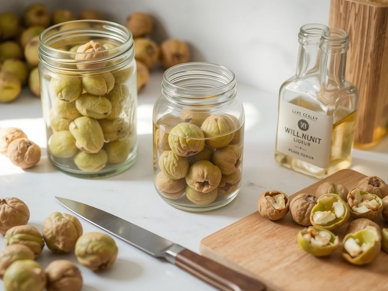 A zöld dió pálinkává érlelve egyedülálló ízvilágot kap.