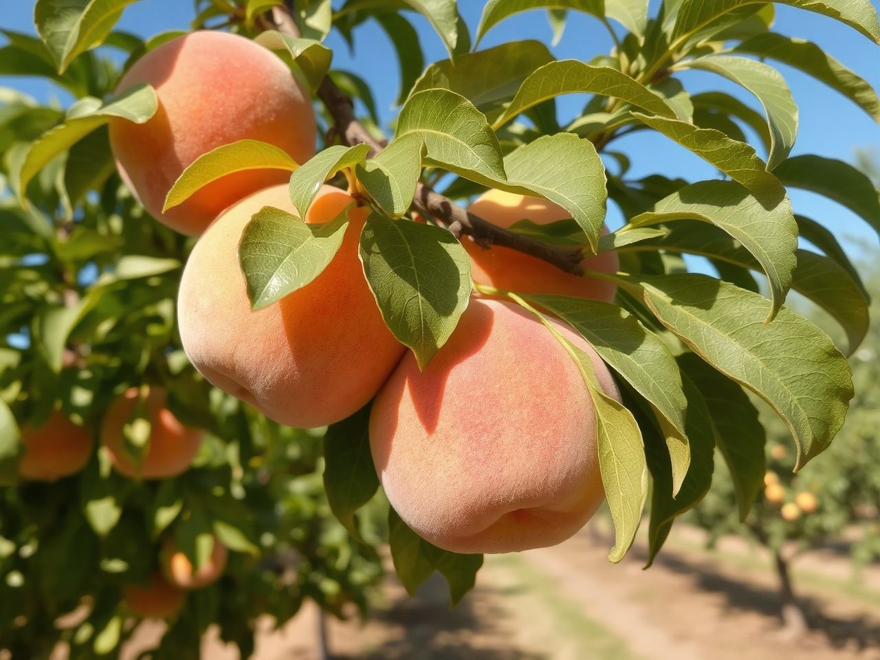 A fehér húsú őszibarack érzékeny a fagyokra, gondos védelem szükséges.