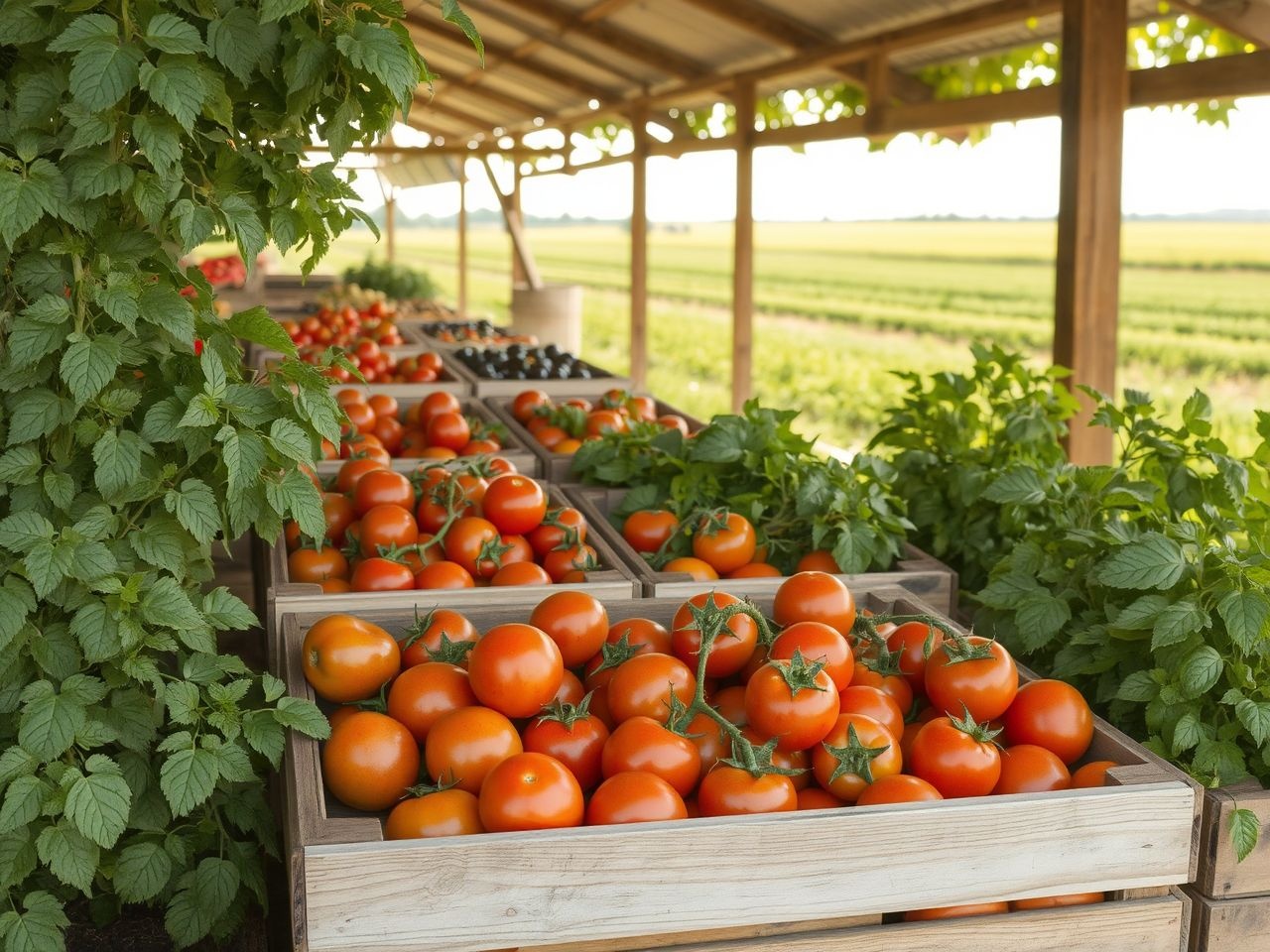 A helyi paradicsomvásárlás csökkenti a szállítási környezeti terhet.
