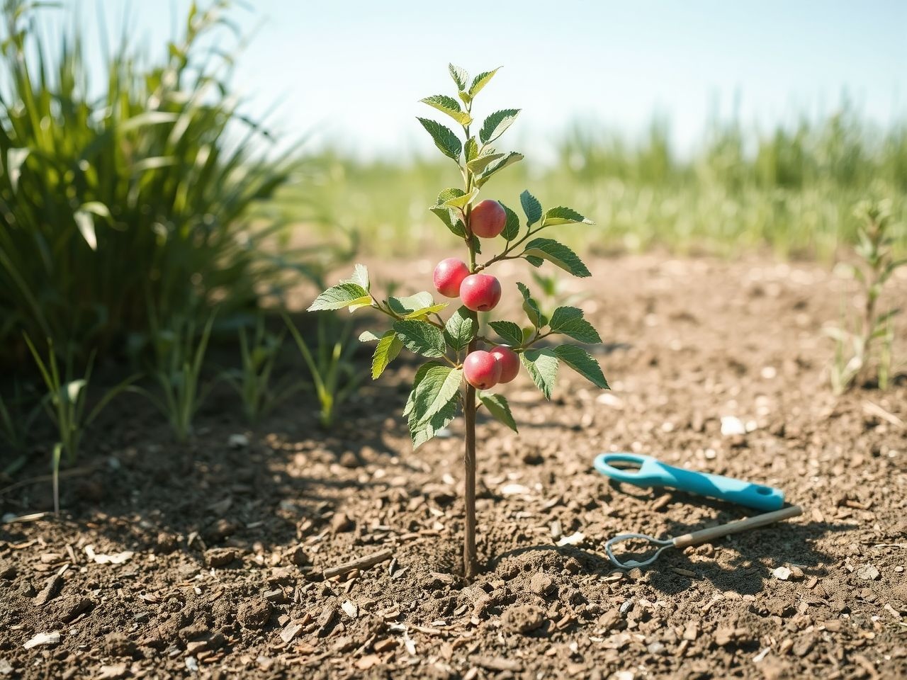 A fiatal cseresznyefa megfelelő öntözése a sikeres fejlődés kulcsa.