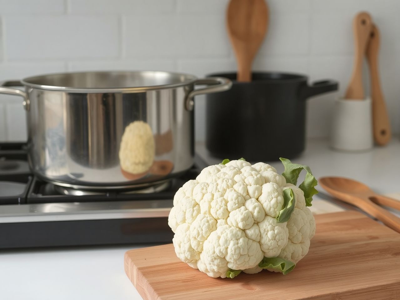 A karfiol párolva megőrzi legtöbb tápanyagát és ízét.