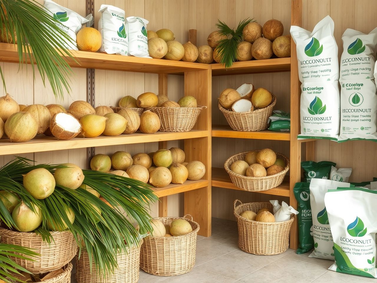 A kókuszdió környezettudatos tárolása csökkenti az élelmiszerpazarlást.