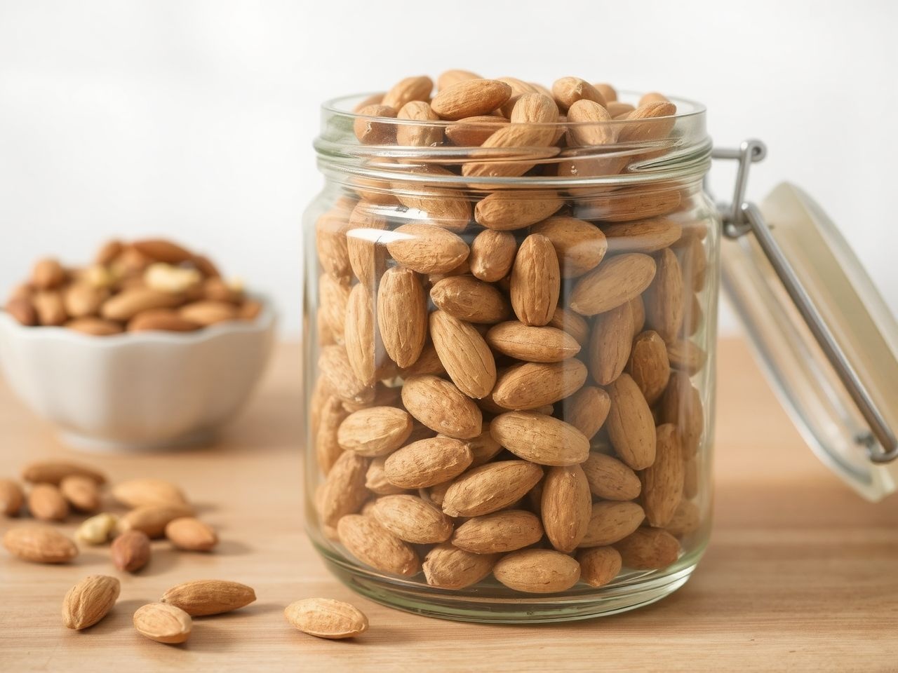 A mandulát légmentesen zárva, hűvös helyen tárold mindig.