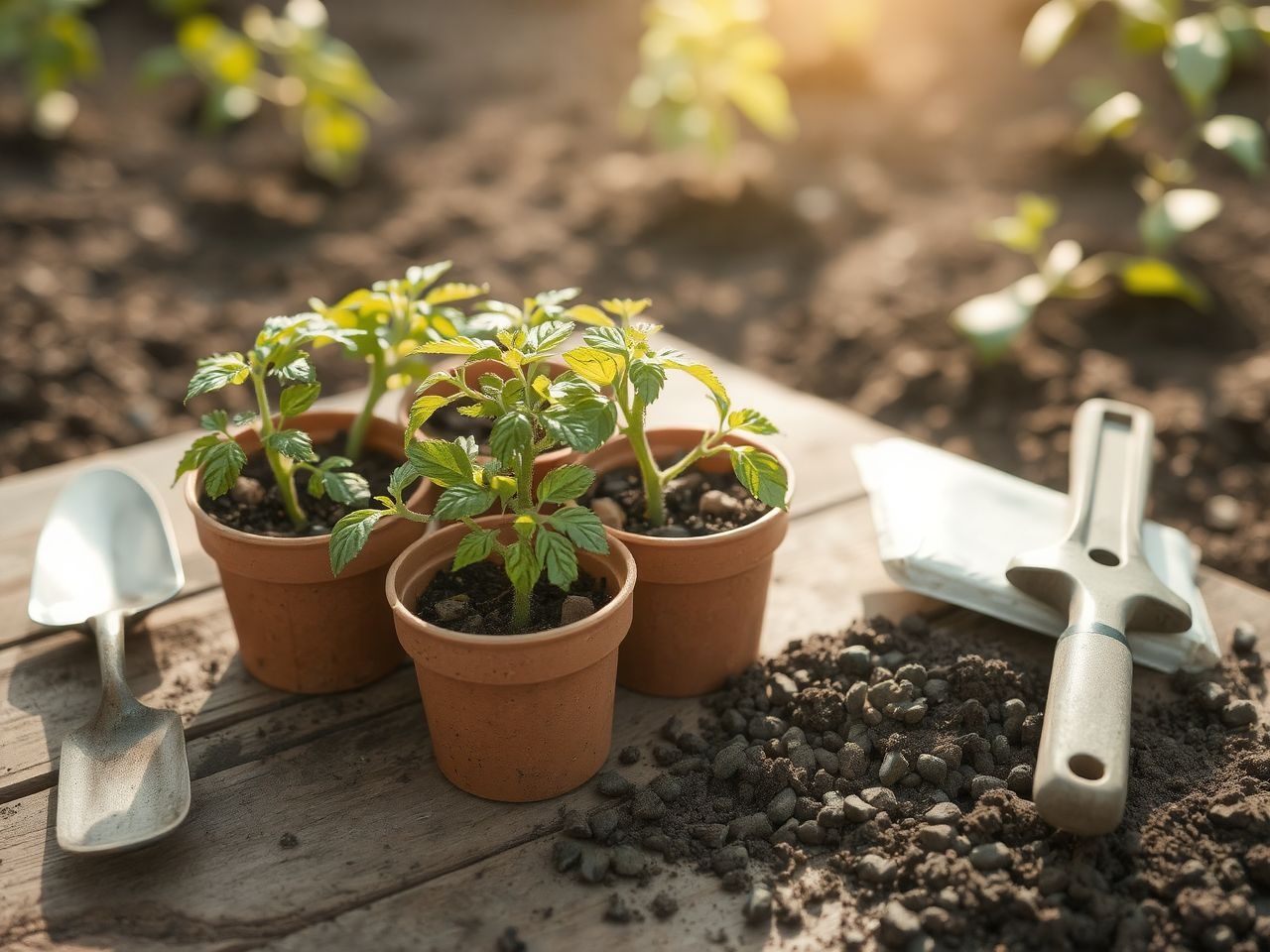 Válassz egészséges palántákat erős gyökérzettel és zöld levelekkel.