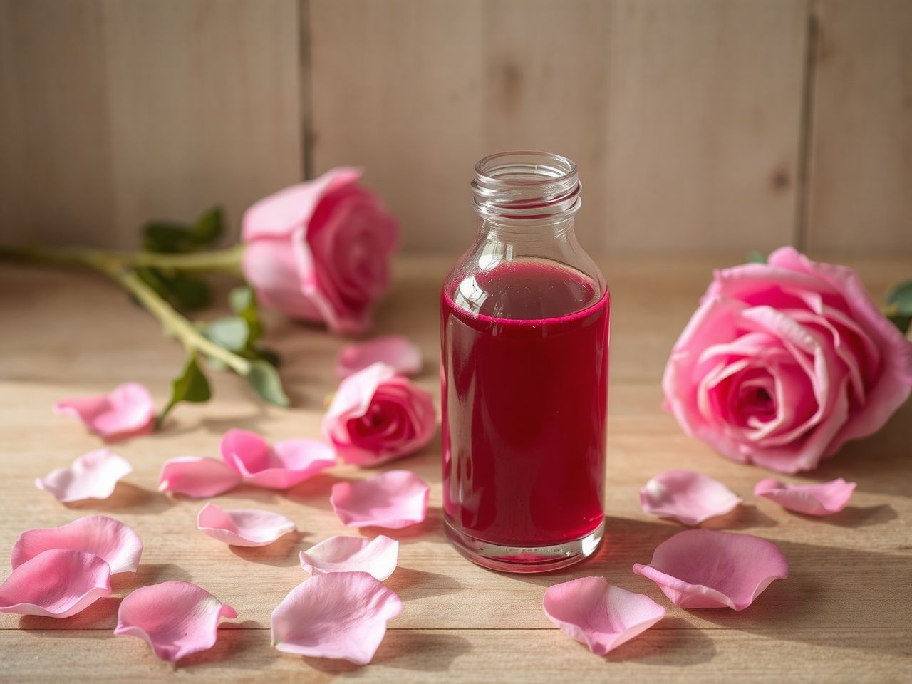 A rózsaszirom szörp desszertek és koktélok ízesítője is lehet.