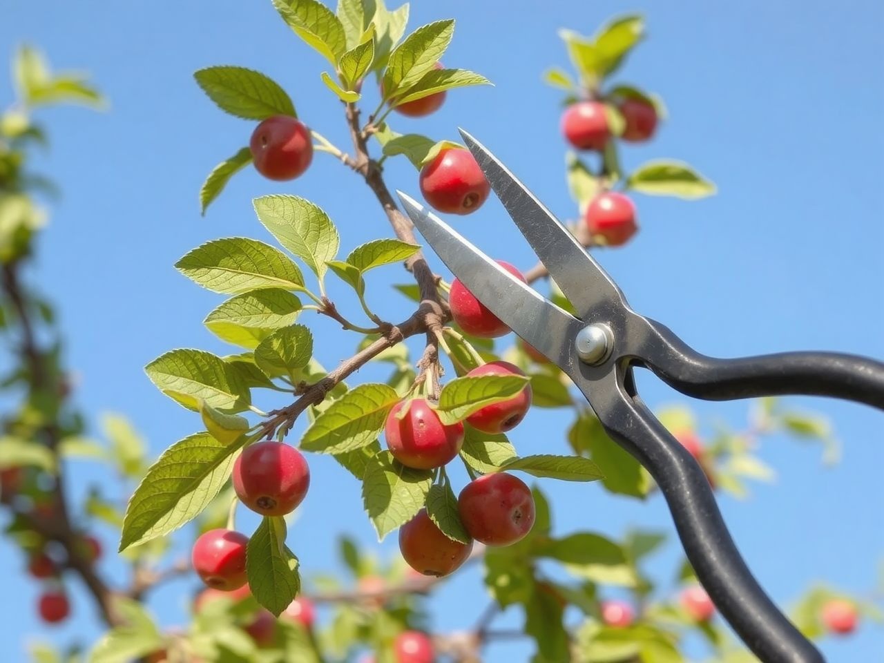 A Tamara cseresznyét rendszeres metszéssel egészségesen tarthatjuk.