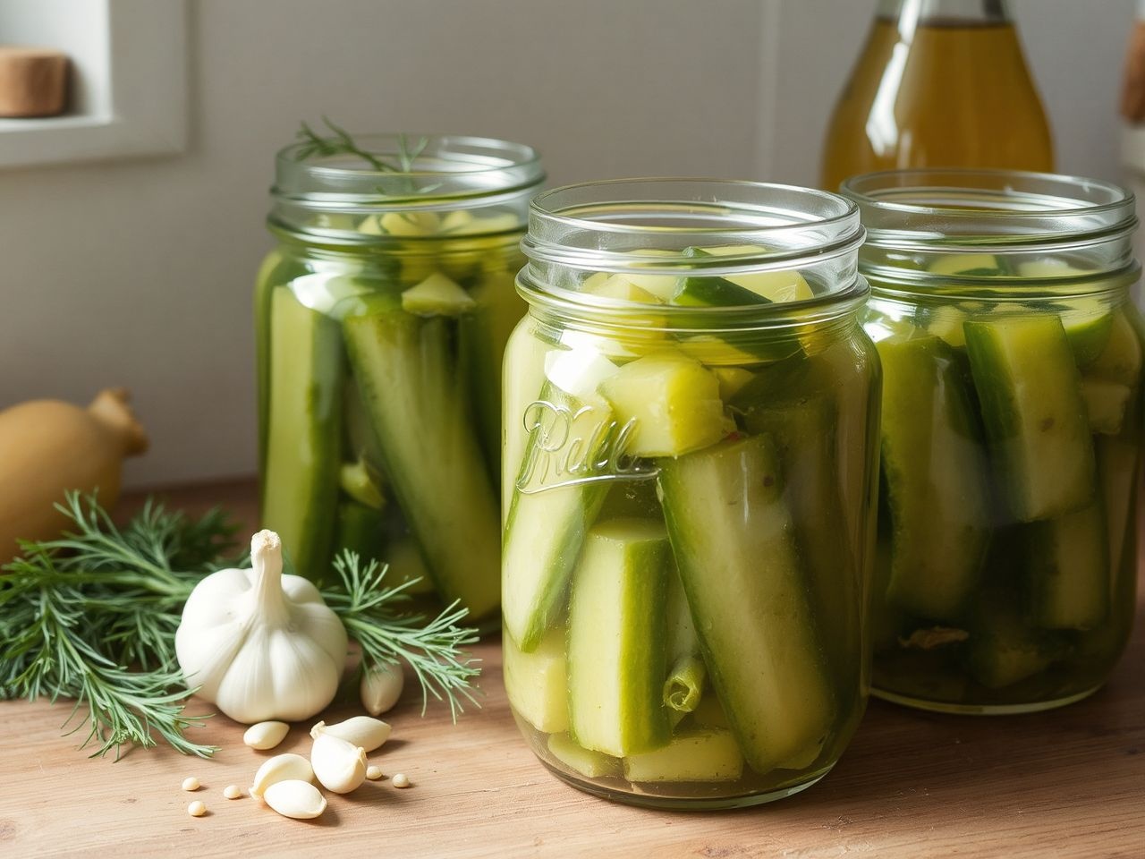 A többi hozzávaló kiemeli az uborka savanyúságának ízvilágát.